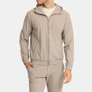 Ensemble de survêtement pour homme à la vente chaude, design vierge, avec sweat à capuche zippé et pantalon slim, pour vêtements de sport décontractés et élégants, respirant - Product Image 5