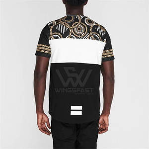 Diseña tu propio logotipo 100% algodón Loose Fit Impreso Sublimación Camiseta para hombres O Neck Street Wear Hombres Sublimación Camiseta - Product Image 3