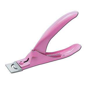 Coupe-ongles en acrylique rose de 12 cm, en acier à haute teneur en carbone, coupe-ongles artificiel à large ouverture pour les ongles des doigts/des orteils, utilisation en salon, à domicile ou en DIY - Product Image 2