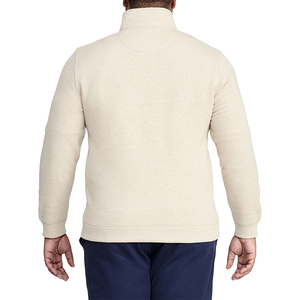 Oem Custom <b>Men</b> Quarter <b>Half</b> <b>Zip</b> <b>Sweatshirt</b> Cotton Blended Heavyweight Blank Cotton Oversized Pullover Plus Size <b>Men</b> <b>Sweatshirt</b> - Product Image 4