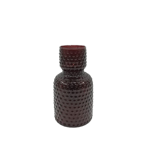 Hot Sale Price <b>Glass</b> Flower <b>Vase</b> <b>Brown</b> Colour Flower Pot for Wedding and Party Modern Design Handmade <b>Glass</b> <b>Vase</b> - Product Image 1