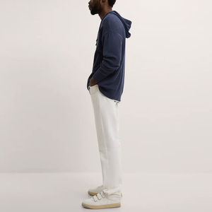 Oem Baggy Sudadera en blanco Calidad Lisa Unisex Azul marino Terry Cloth Sudadera con capucha Premium 100 Sudaderas con capucha de algodón Sin bolsillo - Product Image 6