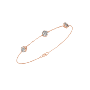 สร้อยข้อมือเทนนิสสีทอง14K ที่ได้รับความนิยมสำหรับผู้หญิง IGI Lab เครื่องประดับเพชรสำหรับงานปาร์ตี้ - Product Image 5