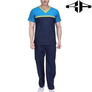 Meilleure tenue, nouveauté, ensembles de blouses d'infirmières, uniformes souples, ensembles de clinique dentaire pour hommes, tenues d'hôpital d'été élégantes pour hommes - Product Image 4