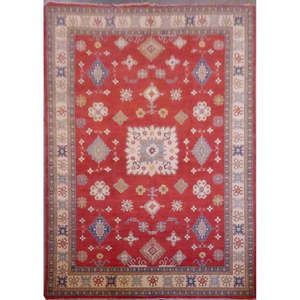 Hand Knotted One Of The Kind Peshawar And Khotan Rug 14'10 x 10'0 Pes_Kho_368 - Product Image 1