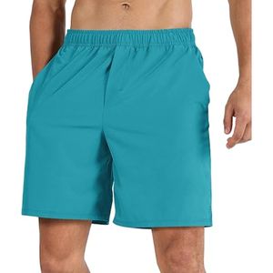 Venta al por mayor de alta calidad de los hombres gimnasio Fitness secado entrenamiento pantalones cortos para correr con bolsillos pantalones cortos de entrenamiento Casual poliéster - Product Image 6