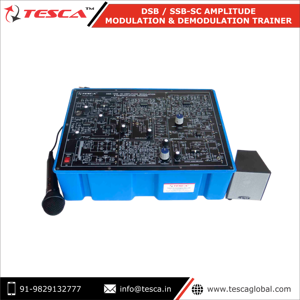Panneau de formation expérimental en plastique d'équipement éducatif de DSB/SSB-SC pour l'entraîneur de modulation et de démodulation d'amplitude - Product Image 2
