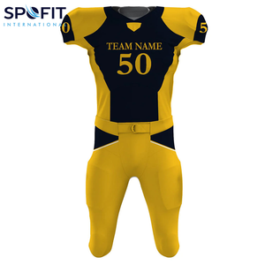 Uniformes de Fútbol Americano Transpirables de Alta Calidad 2026, Servicio OEM, Diseño Personalizado, Conjuntos de Camisetas de Fútbol Americano - Product Image 1