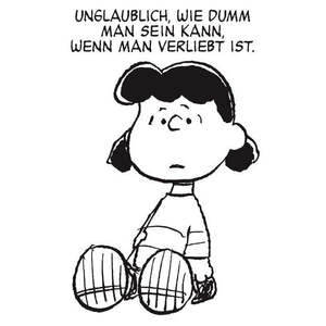 โปสการ์ดลาย Peanuts-Verliebt สำหรับวันวาเลนไทน์ พิมพ์ออฟเซ็ตบนกระดาษ - Product Image 1