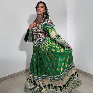 New Arrival Afghani Pakistani Wedding Party Wear Dresses for Women Heavy Embroidery Bohemian Vintage Afghan Kuchi Dresses Women - Product Image 4