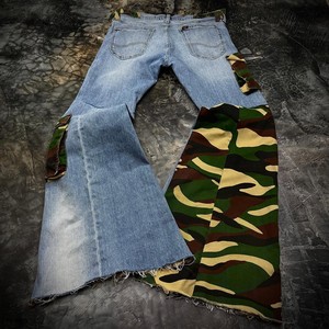 กางเกงขาตรงสำหรับผู้ชายกางเกงซักได้สีสูงกางเกงยีนส์ระบายอากาศได้ดีมีสไตล์ - Product Image 3