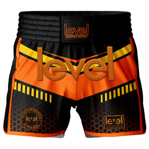 Pantalones cortos de Muay Thai con cordón elástico y logotipo personalizado para Kickboxing Sanshou Boxing BJJ Training-Ligero de secado rápido transpirable - Product Image 1