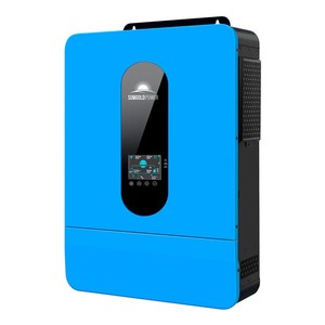 SUNGOLDPOWER Solar Inverter DC AC Single Phase Wall Mounted Blue LCD Display Hybrid off <b>Grid</b> System China - Product Image 1