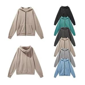 Sudadera con Capucha de Felpa Gruesa para Hombre, de Algodón de 410 g/m², Corte Regular, para Invierno, con Cierre, Impresión Personalizada, Transpirable - Product Image 2