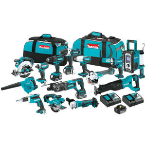 New Sales Makitas LXT1500 18-Volt Hybrid <b>Power</b> <b>Tool</b> Combo Kit with 15 <b>Tools</b> 3-Year Warranty Ready to Use - Product Image 1
