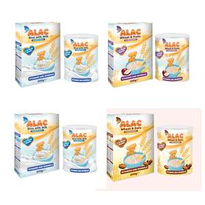 Arroz ALAC de alta calidad al mejor precio con leche, cereales para bebés, 400g, vitaminas de estaño, minerales, dieta equilibrada, sabor a cereza para + 6 años - Product Image 3