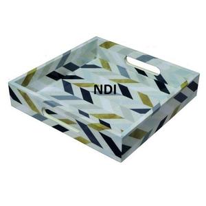 Bandeja de Metal para servidor de alimentos de calidad Superior, bandeja de Metal de tamaño personalizado, acabado dorado, Decoración de mesa de cena, bandeja para servir - Product Image 4