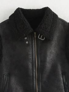 Chaleco de Piel Auténtica de Primera Calidad al por Mayor, Chaleco de Moda de Invierno con Cremallera para Mujer, Nuevo Chaleco de Piel de Oveja de Secado Rápido - Product Image 4