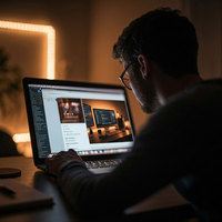 具有现代布局和商业平台管理功能的响应式 WordPress 网站 WordPress 设计服务