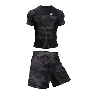 Made in Pakistan High Quality Casual <b>Compression</b> <b>Shorts</b> Set Breathable Quick Dry Customizable Colors Elastic Waist - Product Image 2