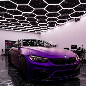 Lámpara de nido de abeja para detalles de automóviles, luces de garaje hexagonales, tienda de trabajo, las mejores luces LED para garaje - Product Image 6