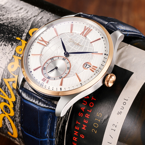 Relojes de cuarzo de lujo GFL-719530 de marca propia personalizados OT45 con caja de acero inoxidable - Product Image 3