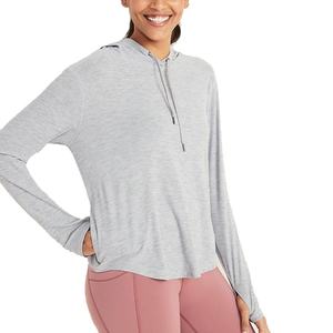 Sudadera con Capucha de Punto Formal de Verano, de Poliéster/Algodón, con Logotipo Frontal, Transpirable, de Color Sólido, Cuello Redondo, XG178 - Product Image 5