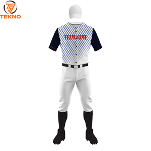 ชุดเครื่องแบบเบสบอลผ้าโพลีเอสเตอร์น้ำหนักเบาระบายอากาศได้ดีชุดเบสบอลแบบแห้งเร็วออกแบบโลโก้ได้ตามต้องการ - Product Image 1