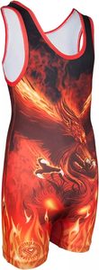 Singlet de Lucha Atlética Personalizado de Alta Calidad, Tela de Spandex/Poliéster, Transpirable, Cómodo, Altamente Elástico, Personalizable - Product Image 6