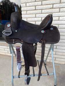 Silla de Montar Occidental de Cuero Genuino HORZE N PET INTERNATIONAL, Mejor Precio, para Barril y Placer - Product Image 6