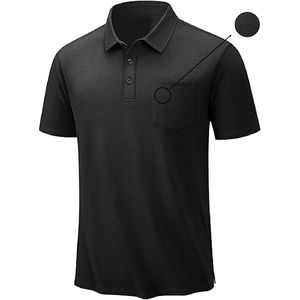 Camiseta de Hombre de Punto Sólido con Cuello Redondo, 100% Algodón, 210 GSM, Manga Corta, Transpirable, Ligera, Informal, con Cuello Pique, Personalizable - Product Image 2