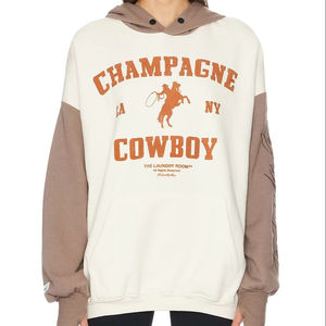 Sudadera con Capucha Larga y Cómoda para Mujer, 100% Algodón, con Estampado HD de Letras en la Parte Delantera, Sudadera de Moda para Invierno, Chaqueta con Logotipo de Marca Estampado - Product Image 5