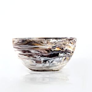 Bol en résine blanche de luxe fait à la main en résine polyvalente Table bol décoratif ustensiles de cuisine pour la maison plats de service taille personnalisée disponible - Product Image 2