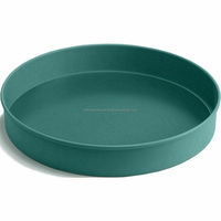 Plateau de service alimentaire en métal avec poignées plateau de transport rectangulaire décoratif; Fête de vacances, café ou thé ou utiliser comme plateau de fête