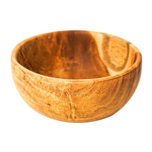 Bol de service à soupe en bois créatif Vaisselle ronde moderne Bol de service alimentaire Bol à salade par Royal Home Collection Fournisseurs - Product Image 1