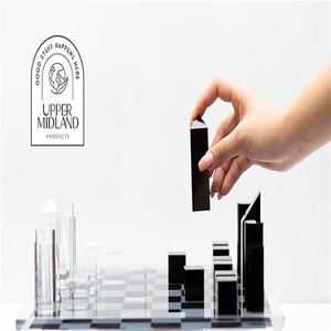 高級ユニークなLuciteアクリルチェスセット - Product Image 3