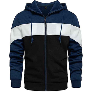 Nouvelle arrivée poids lourd polaire à capuche Double Zip Streetwear avec strass Design en gros pour la saison d'hiver - Product Image 3