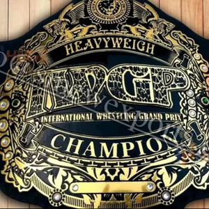 Guantes de boxeo Bag Set IWGP Black heavyweight Championship cinturón de lucha libre tamaño adulto - Product Image 3