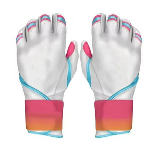 Guantes de bateo de béisbol de alto rendimiento, ligeros, transpirables, de cuero sintético, agarre antideslizante, ajuste personalizado, flexibles y duraderos - Product Image 1