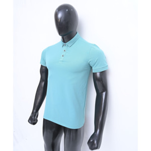Vente en gros logo personnalisé polo décontracté pour hommes respirant classique abordable coupe ajustée imprimé de travail polos de sport pour hommes - Product Image 4
