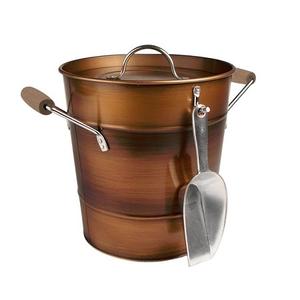 Copper Hammered Ice Bucket With Greatest Quality Oval Shape Ice And <b>Water</b> Battle Bucket At Cheap Price - Product Image 4