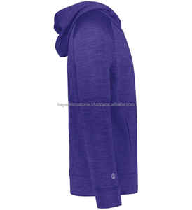 Sudadera con capucha Vintage de gran tamaño informal de alta calidad sin cuerda bordado personalizado e impresión HIFH129 Sudadera con capucha de lana de algodón - Product Image 3