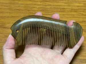 Peigne à cheveux en bois de neem de qualité supérieure, peigne démêlant à dents larges, sans plastique, outil de toilettage naturel pour les soins quotidiens des cheveux - Product Image 5