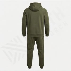 Survêtements de course personnalisés, jogging d'entraînement, fermetures éclair sur le devant, impression personnalisée de haute qualité, broderie, survêtement grande taille pour hommes - Product Image 2
