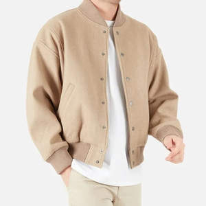 Personalizado Tallas grandes Moda Hombres Bomber Varsity Chaquetas Casual Impermeable Ligero Chaqueta cortavientos para los hombres - Product Image 2