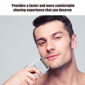 Paquete de 2 Láminas y Cuchillas de Repuesto para Afeitadora Eléctrica, Triple Cuchilla, Doble Función Impermeable, para Afeitar la Cara y el Cuerpo, Lavable - Product Image 6