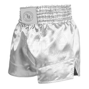 Pantalones cortos de Muay Thai transpirables de secado rápido para hombre más vendidos personalizables con su propio logotipo Ropa de artes marciales de alta calidad - Product Image 2