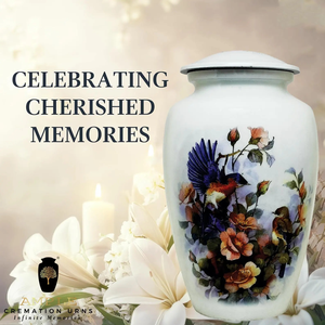 Elegante recuerdo de urnas de cremación de aluminio y tamaños grandes (3-220 Cu In) con opción de grabado Sello a prueba de fugas para un monumento duradero - Product Image 5