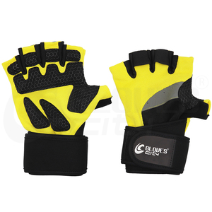 Entrenamiento Medio dedo Levantamiento de pesas Mano Yoga Fitness Deportes Gimnasio Ejercicio Entrenamiento al aire libre Culturismo Atlético por GLOVES City - Product Image 1
