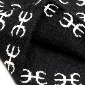 OEM personnalisé jacquard couverture intégrale du visage en tricot un trou cagoule logo personnalisé capuche Msk acrylique tricoté Designer Ski Msks - Product Image 2